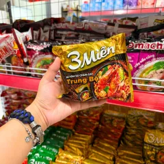 Mì Gói 3 MIỀN GOLD Trung Bộ Tôm Sú Chua Cay 75g