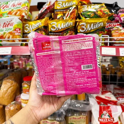 Miến Sườn Heo VIFON Dạng Lốc 232g - Lốc 4 Gói