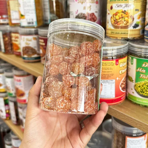 Mơ Sấy Chanh Muối Thơm Ngon 400g - Hũ Pet