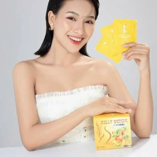 Mới nữa tháng đã hết béo bụng với trà đào Kelly Detox