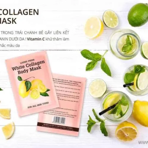Mùa hè rực lửa sợ gì da đen với Ủ trắng chanh White Collagen