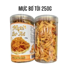 Mực Bơ Tỏi Thơm Ngon 250g Hộp