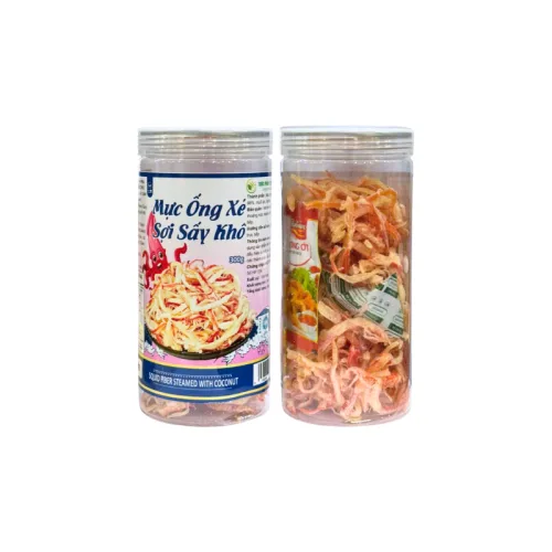 Mực ống Xé Sợi Sấy Khô 300g Hộp