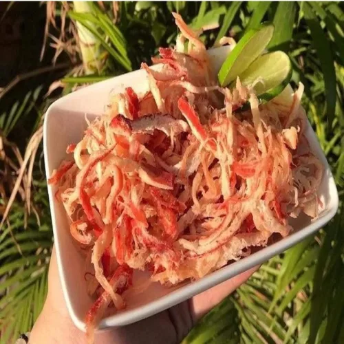 Mực ống Xé Sợi Sấy Khô 300g Hộp