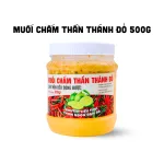 Muối Chấm Thơm Ngon 500g - Muối Chấm Thần Thánh Đỏ Chai Mặn Đều Dùng Được