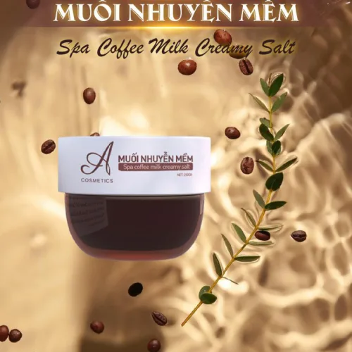 Muối Nhuyễn Mềm – Spa Coffee Milk Creamy Salt - A COMESICS