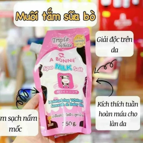 Muối Tắm Sữa Bò Tẩy Tế Bào Chết A Bonne Spa Milk Salt
