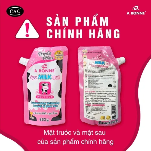 Muối Tắm Sữa Bò Tẩy Tế Bào Chết A Bonne Spa Milk Salt 350g Thái Lan