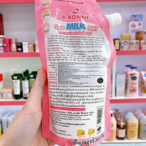 Muối Tắm Sữa Bò Tẩy Tế Bào Chết A Bonne Spa Milk Salt 350g Thái Lan
