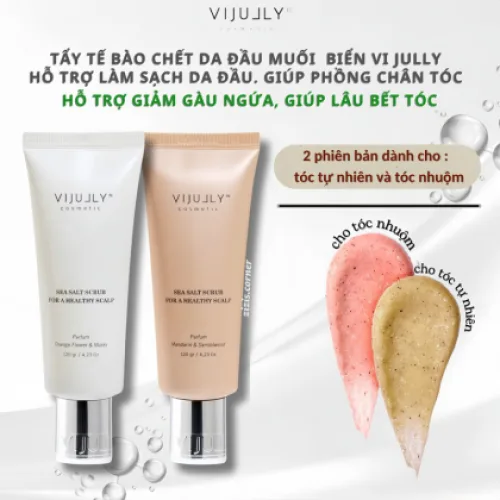 Muối Tẩy Tế Bào Chết Da Đầu Muối Biển Vijully