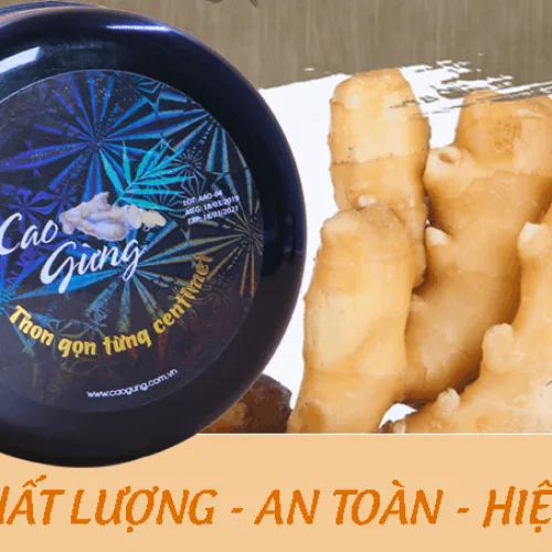 Muốn có thân hình thon gọn thì chọn Cao gừng