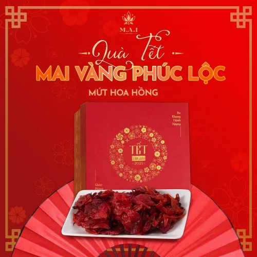 MỨT HOA HỒNG – thức quà TẾT độc đáo