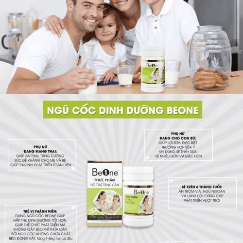 Ngũ cốc Beone giúp phục hồi sức khoẻ nhanh chóng và tăng hệ miễn dịch