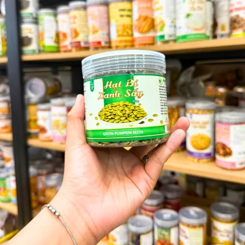 Nhân Bí Xanh Sấy Mini 250g - Hũ Pet