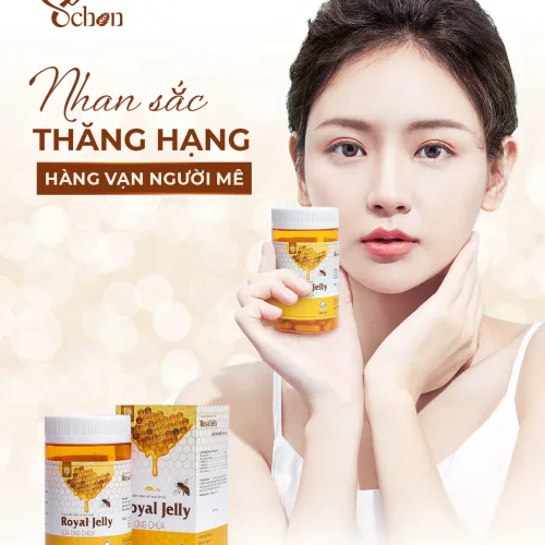 Nhan sắc thăng hạng – vạn người mê với viên sữa ong chúa Royal Jelly Schon