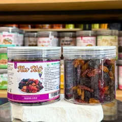 Nho Khô Chile 3 Màu Mini Thơm Ngon 250g - Hũ Pet