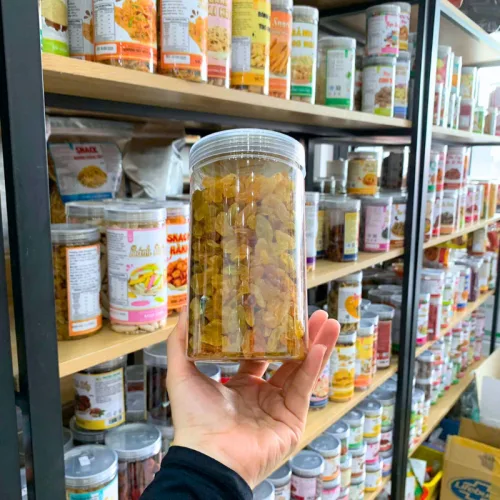 Nho Khô - Nho Vàng Thơm Ngon 500g - Hũ Pet