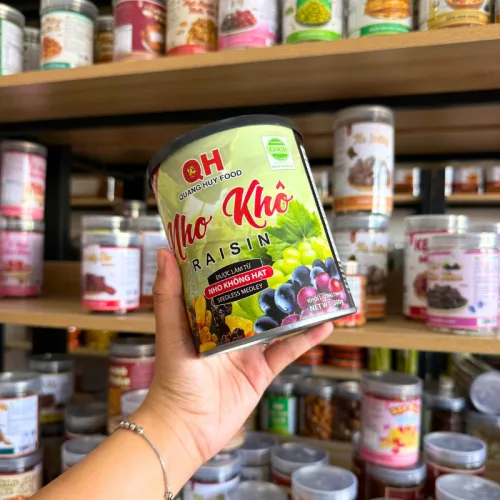 Nho Khô Quang Huy 3 Màu Không Hạt Thơm Ngon 425g - Ngo Khô Không Hạt