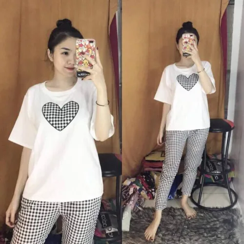 Những kiểu đồ bộ thun may đẹp dễ thương nhất hiện nay