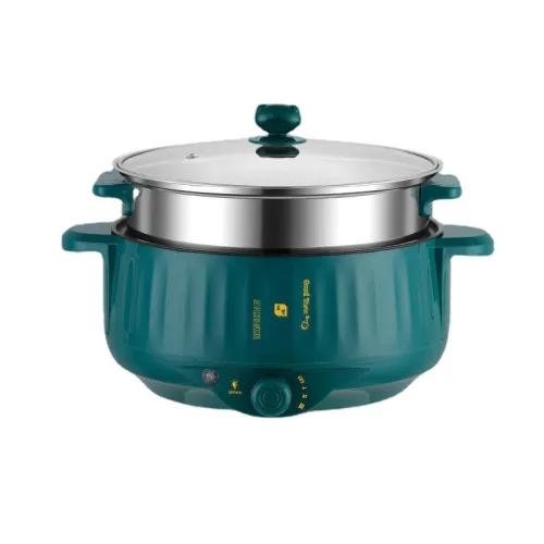 Nồi Lẩu Điện Thông Minh - Bếp Điện Công Suất Lớn 1000W - Tặng Kèm Giá Hấp Inox 34x17cm
