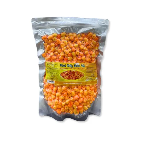 Nui Sấy Bơ Cay - Nui Sấy Gia Vị Thơm Ngon Túi Zip 500g