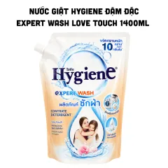 Nước Giặt Hygiene Đậm Đặc Expert Wash Love Touch 1400ml - Túi Màu Kem
