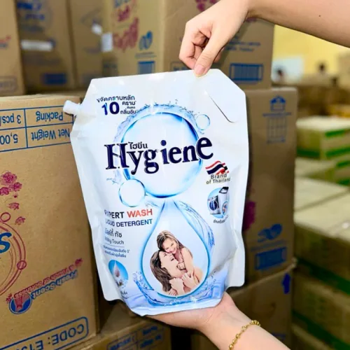 Nước Giặt Hygiene Hương Hoa Màu Trắng - Nước Giặt Quần Áo Đậm Đặc 1400ml