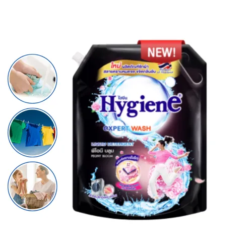 Nước Giặt Hygiene Hương Hoa - Nước Giặt Quần Áo Đậm Đặc 1800ml