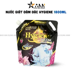 Nước Giặt Hygiene Hương Nước Hoa - Nước Giặt Quần Áo Đậm Đặc Túi Đen 1800ml