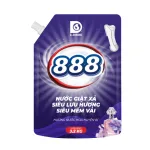 Nước Giặt Xả Cao Cấp 888 D-Shining Hương Nước Hoa 3,2kg - Túi Màu Tím