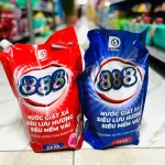Nước Giặt Xả Cao Cấp 888 D-Shining Hương Nước Hoa 3,2kg - Túi Màu Tím