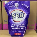 Nước Giặt Xả Cao Cấp 888 D-Shining Hương Nước Hoa 3,2kg - Túi Màu Tím