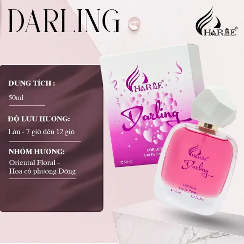 Nước Hoa Charme Darling Mùi Nữ 50ml - Hương Ngọt Ngào Quyến Rũ