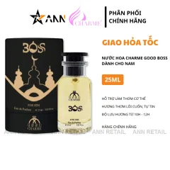 Nước Hoa Charme Good Boss 25ml Mùi Nam Màu Vàng - Hương Thơm Lôi Cuốn & Tự Tin