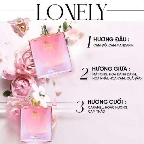 Nước Hoa Charme Lonely Mùi Nữ 75ml - Hương Hoa Ngọt Ngào