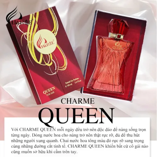 Nước Hoa Charme Queen Mùi Nữ Phiên Bản Mới 100ml