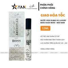 Nước Hoa Dubai Hv Luxury Boss Hugo Boss 12ml Mùi Nam Cao Cấp - Hương Thơm Nam Tính Thanh Lịch