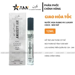 Nước Hoa Dubai Hv Luxury Coco Mademoiselle 12ml Mùi Nữ Cao Cấp - Hương Thơm Nữ Tính Tươi Mát