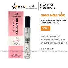 Nước Hoa Dubai Hv Luxury Eau So Sexy 12ml Mùi Nữ Cao Cấp - Hương Thơm Quyến Rũ Ngọt Ngào
