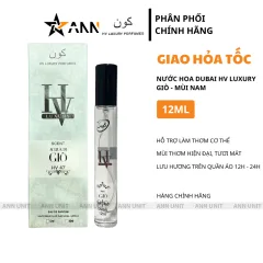 Nước Hoa Dubai Hv Luxury Giò 12ml Mùi Nam Cao Cấp - Hương Thơm Hiện Đại Tươi Mát