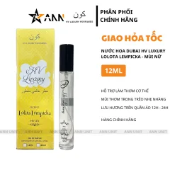 Nước Hoa Dubai Hv Luxury Lolita Lempicka 12ml Mùi Nữ Cao Cấp - Hương Thơm Trong Trẻo Nhẹ Nhàng
