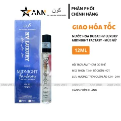 Nước Hoa Dubai Hv Luxury Midninght Fantasy 12ml Mùi Nữ Cao Cấp - Hương Thơm Tinh Tế Cuốn Hút