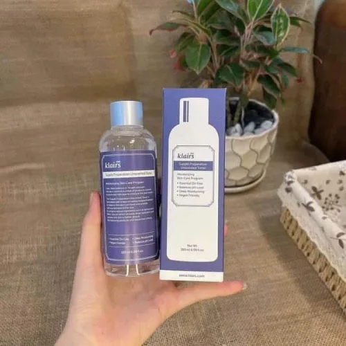 Nước hoa hồng không mùi Klairs Supple Preparation Unscented Toner