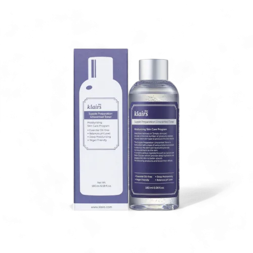 Nước Hoa Hồng Klairs Supple Preparation Unscented Toner 180ml