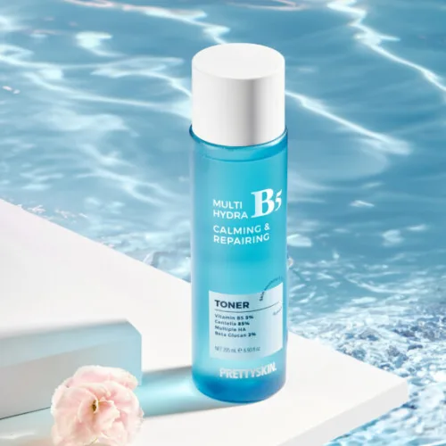 Nước Hoa Hồng Phục Hồi Dưỡng Trắng PrettySkin Multi Hydra B5 Calming & Repairing Tone