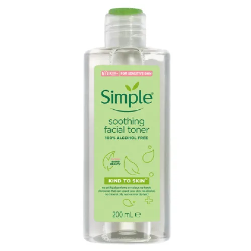 Nước Hoa Hồng Simple Kind To Skin Soothing Facial Toner 200ml