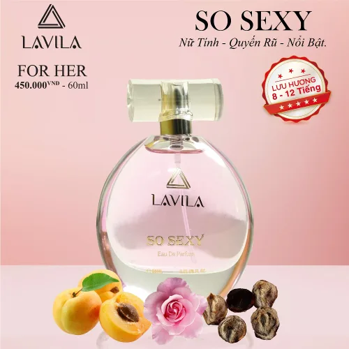 Nước hoa LAVILA So Sexy phong cách nữ tính, quyến rũ, nổi bật 60ml