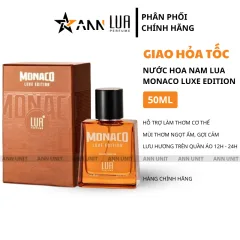Nước Hoa Nam Lua Monaco Luxe Edition 50ml - Hương Thơm Ngọt Ấm Gợi Cảm