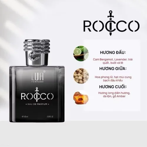 Nước Hoa Nam Lua Rocco 60ml - Hương Thơm Tươi Mát Hiện Đại