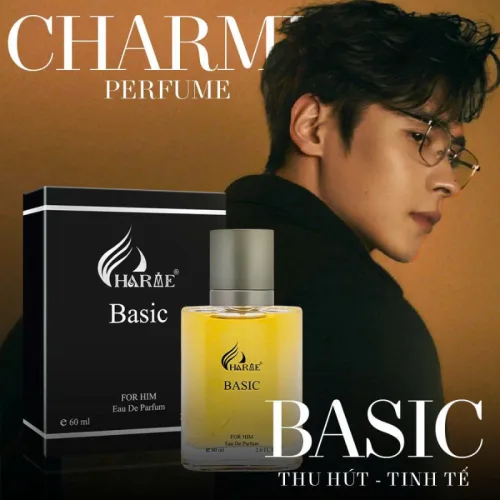 Nước Hoa Nam - Nước Hoa Charme Basic 50ml - Hương Thơm Tươi Mát Lịch Lãm
